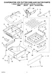 Diagram for 02 - Evaporator, Ice Cutter Grid And Water