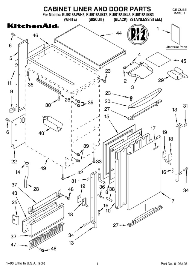 Diagram for KUIS185JBT3