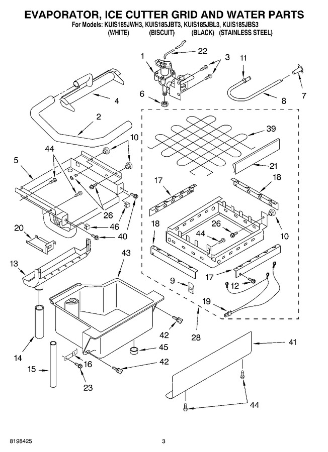 Diagram for KUIS185JWH3