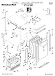 Diagram for 01 - Cabinet Liner And Door, Literature