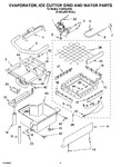 Diagram for 02 - Evaporator Ice Cutter Grid And Water Parts