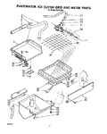 Diagram for 03 - Evaporator, Ice Cutter Grid And Water