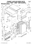 Diagram for 01 - Cabinet Liner And Door Parts