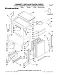 Diagram for 01 - Cabinet Liner And Door Parts