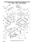 Diagram for 02 - Evaporator Ice Cutter Grid And Water Parts