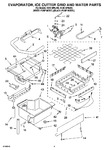 Diagram for 02 - Evaporator Ice Cutter Grid And Water Parts