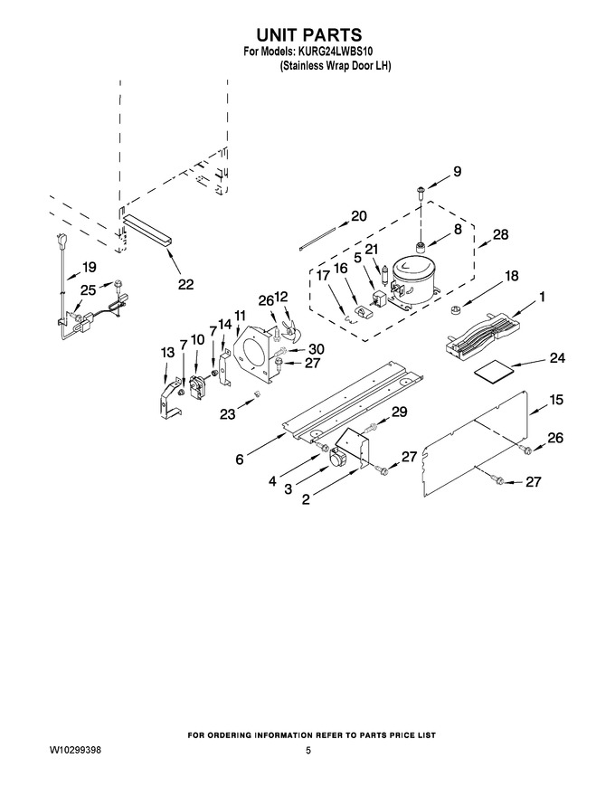 Diagram for KURG24LWBS10