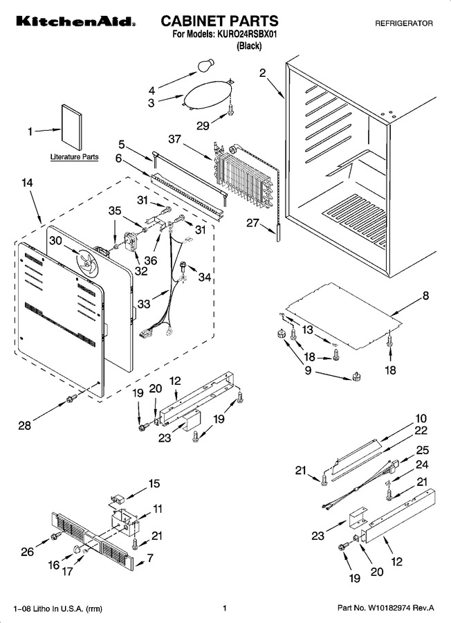 Diagram for KURO24RSBX01