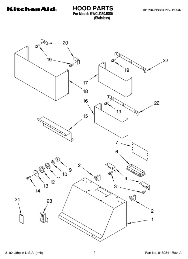 Diagram for KWCU380JSS0