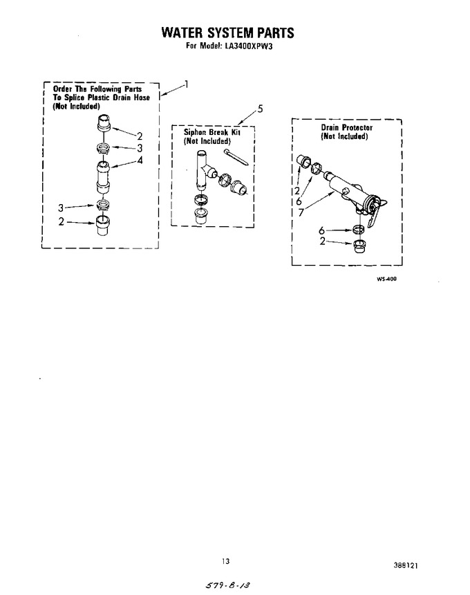 Diagram for LA3400XPW3