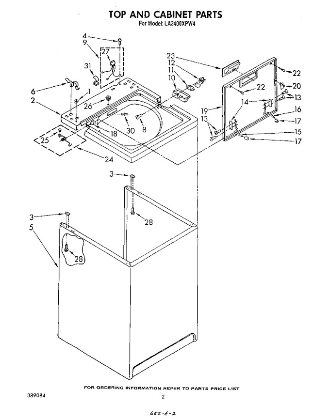 Diagram for LA3400XPW4