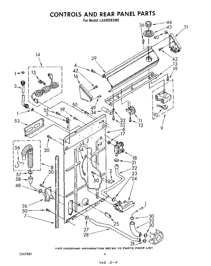 Diagram for LA3400XSW0