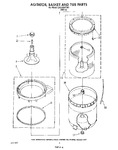 Diagram for 04 - Agitator, Basket, And Tub