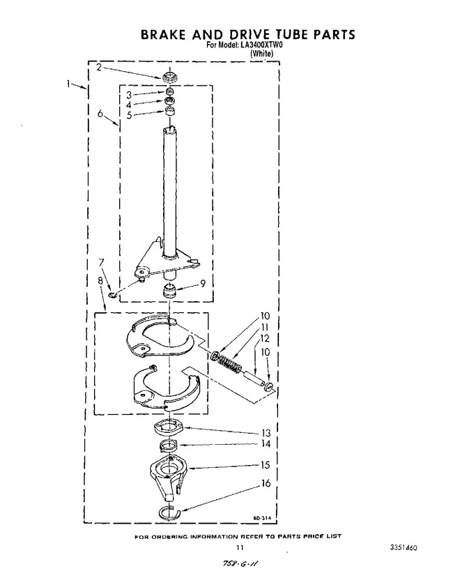 Diagram for LA3400XTW0