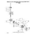 Diagram for 07 - Brake, Clutch, Gearcase, Motor And Pump