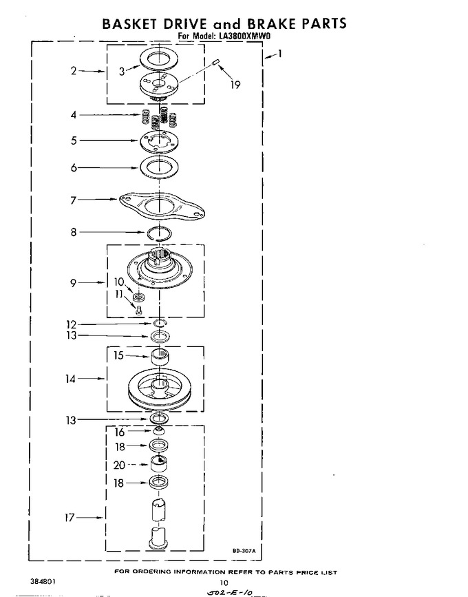 Diagram for LA3800XMW0