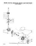 Diagram for 06 - Brake, Clutch, Gearcase, Motor And Pump