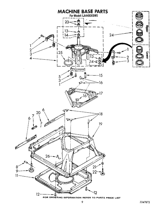 Diagram for LA4400XSW0