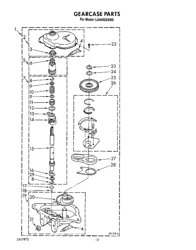 Diagram for LA4400XSW0