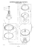 Diagram for 04 - Agitator, Basket And Tub