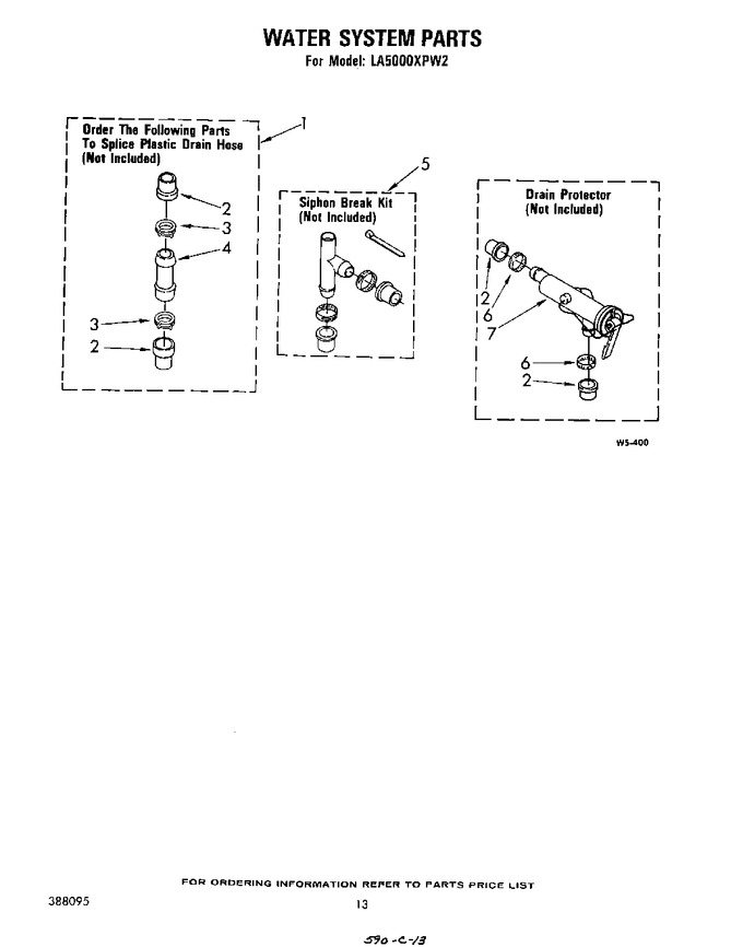 Diagram for LA5000XPW2