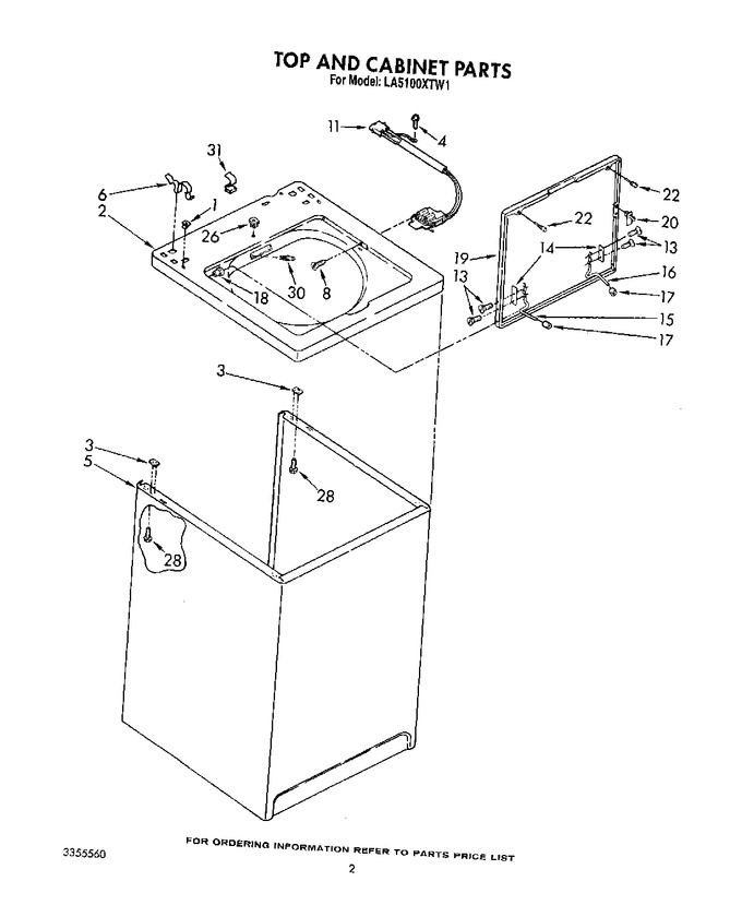 Diagram for LA5100XTF1