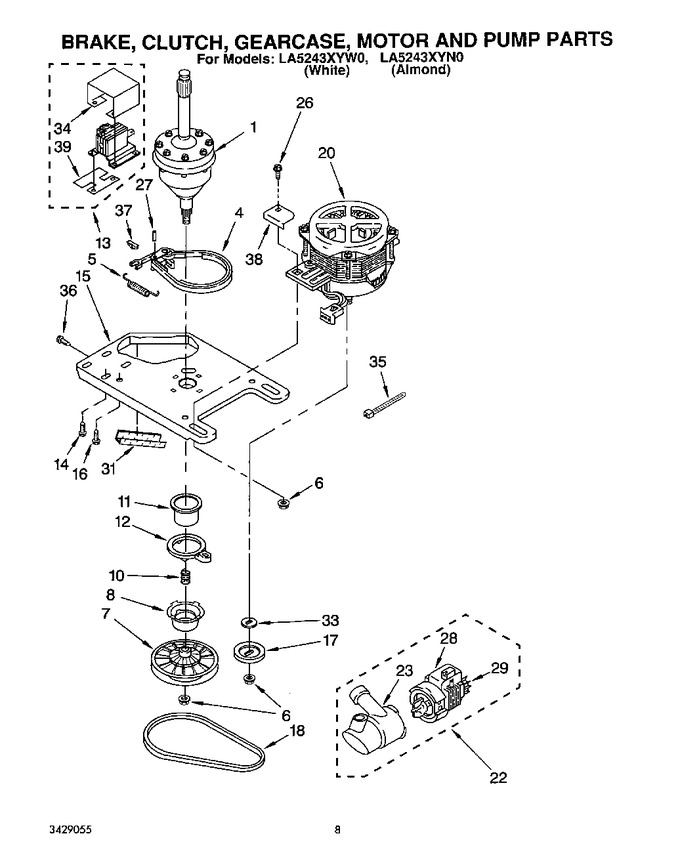 Diagram for LA5243XYW0