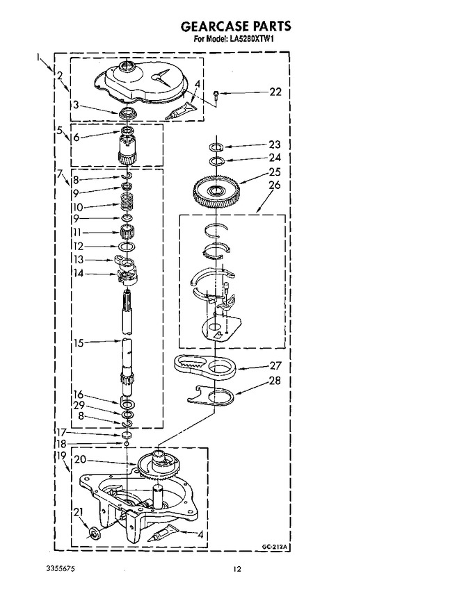 Diagram for LA5280XTM1