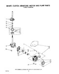 Diagram for 06 - Brake, Clutch, Gearcase, Motor And Pump