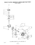 Diagram for 06 - Brake, Clutch, Gearcase, Motor And Pump