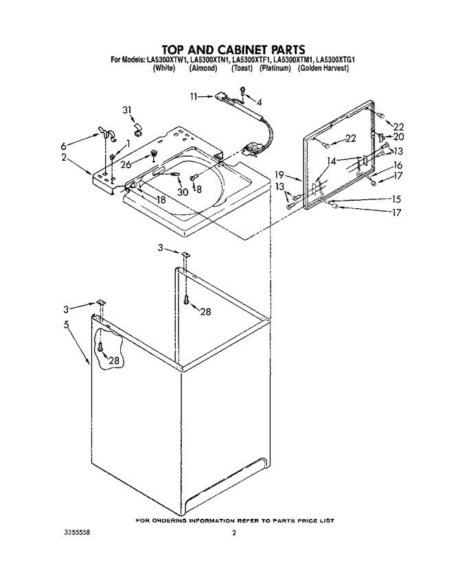 Diagram for LA5300XTF1