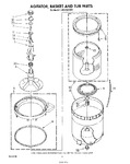 Diagram for 04 - Agitator, Basket And Tub