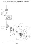 Diagram for 06 - Brake, Clutch, Gearcase, Motor And Pump