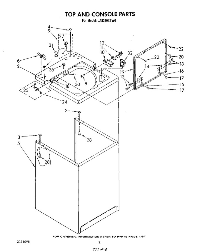 Diagram for LA5360XTM0