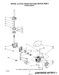 Diagram for 06 - Brake, Clutch, Gearcase, Motor And Pump