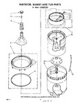 Diagram for 04 - Agitator, Basket And Tub