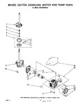 Diagram for 06 - Brake, Clutch, Gearcase, Motor And Pump