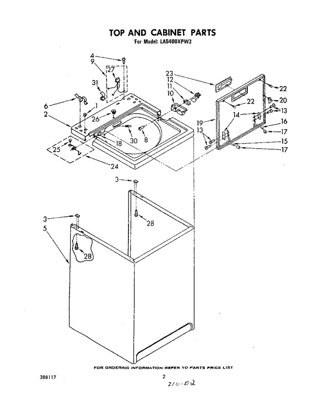 Diagram for LA5400XPW3