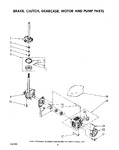 Diagram for 06 - Brake, Clutch, Gearcase, Motor And Pump