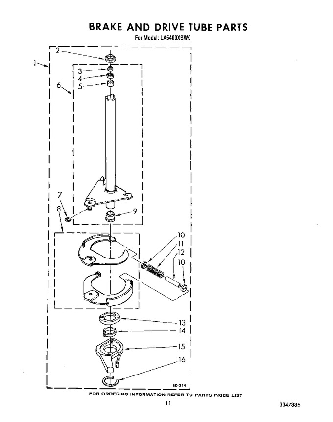 Diagram for LA5400XSW0