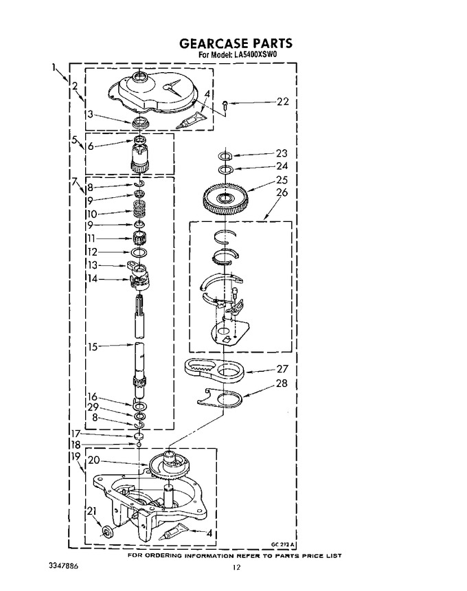 Diagram for LA5400XSW0