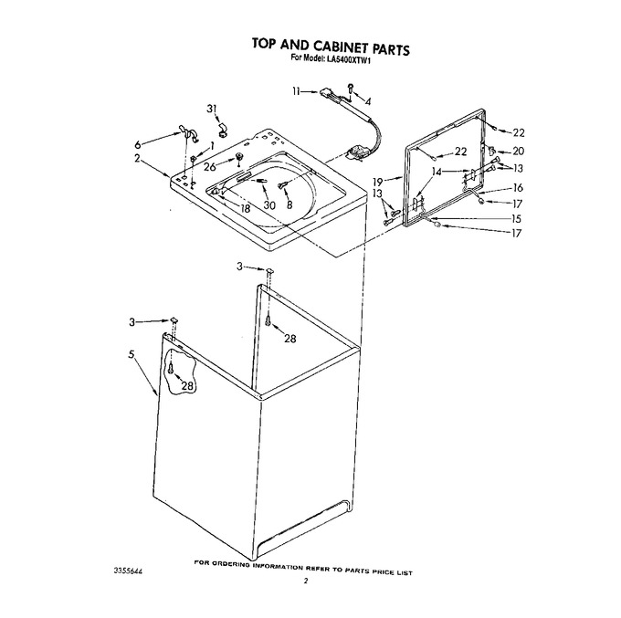 Diagram for LA5400XTM1