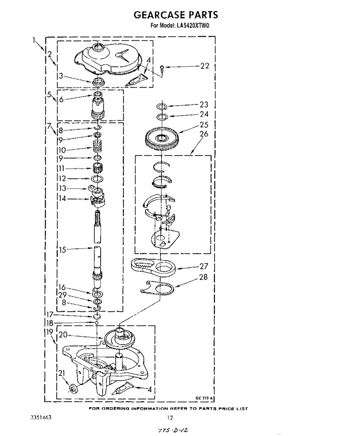 Diagram for LA5420XTG0