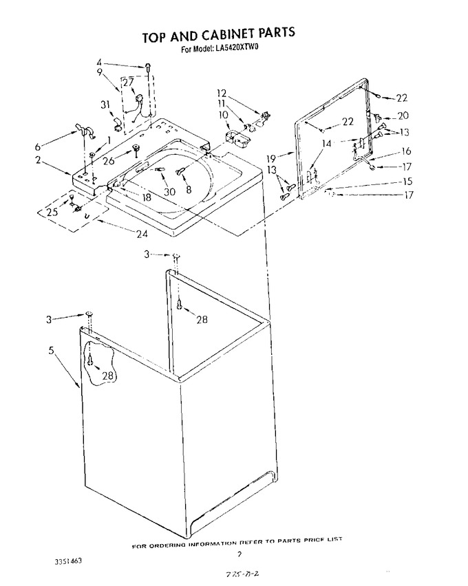 Diagram for LA5420XTF0