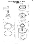 Diagram for 04 - Agitator, Basket And Tub