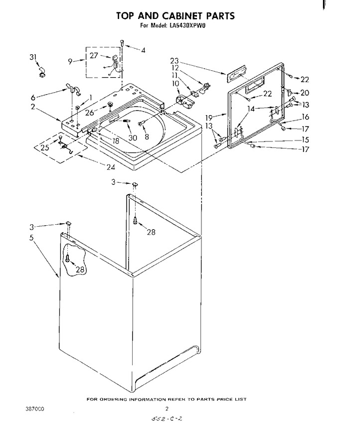 Diagram for LA5430XPW0