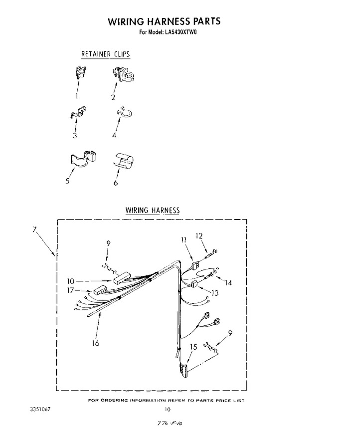 Diagram for LA5430XTM0