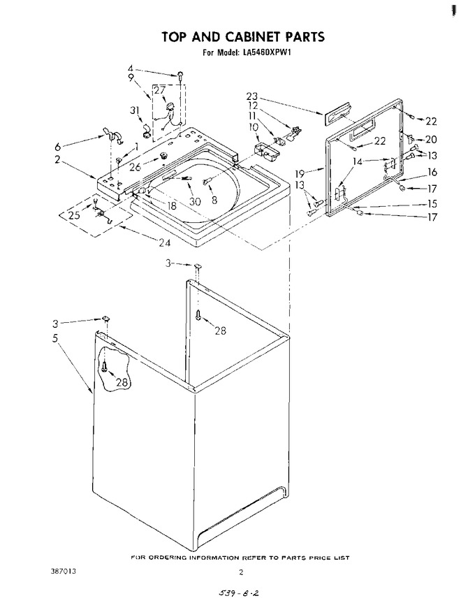 Diagram for LA5460XPW1