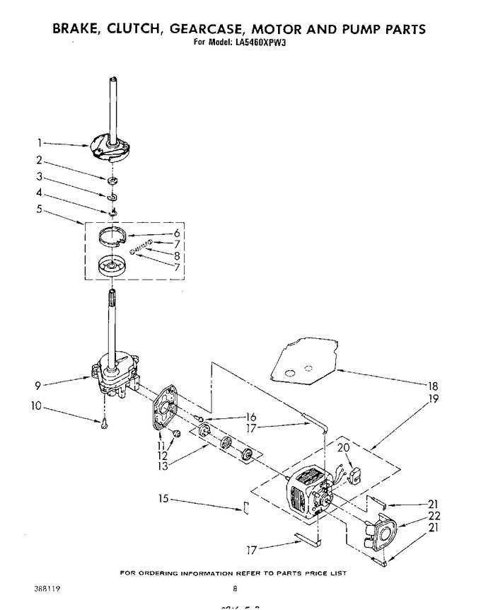 Diagram for LA5460XPW3