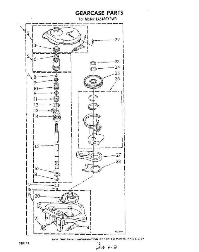 Diagram for LA5460XPW3